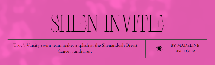 Troys Varsity Swim Team Makes a Splash at the Shenandoah Breast Cancer Fundraiser.